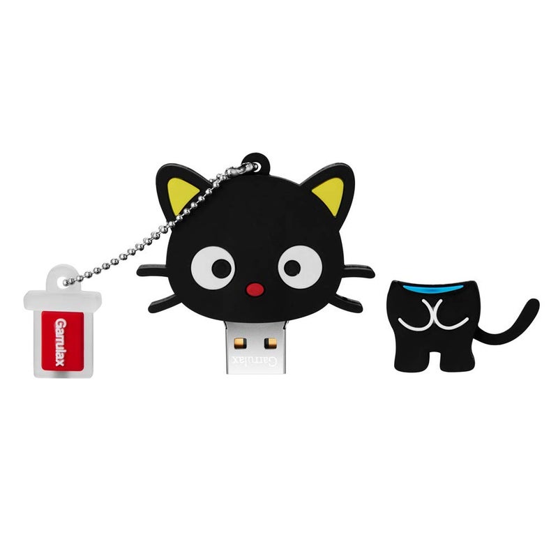GARRULAX USB Flash Drive, 8GB / 16GB / 32GB USB 2.0 Silicone Cute Animal USB Memory Stick Date Storage Pendrive Thumb Drives (32GB, Black Cat) - Image 2